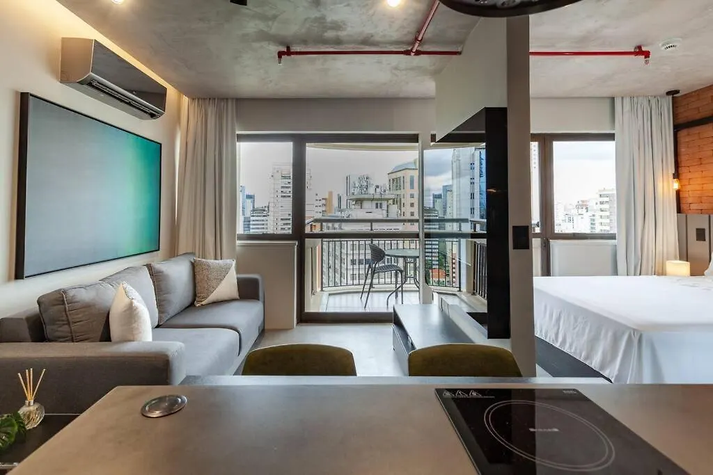Flat Luxuoso Em Hotel De Luxo No Itaim Bibi Sao Paulo Apartment
