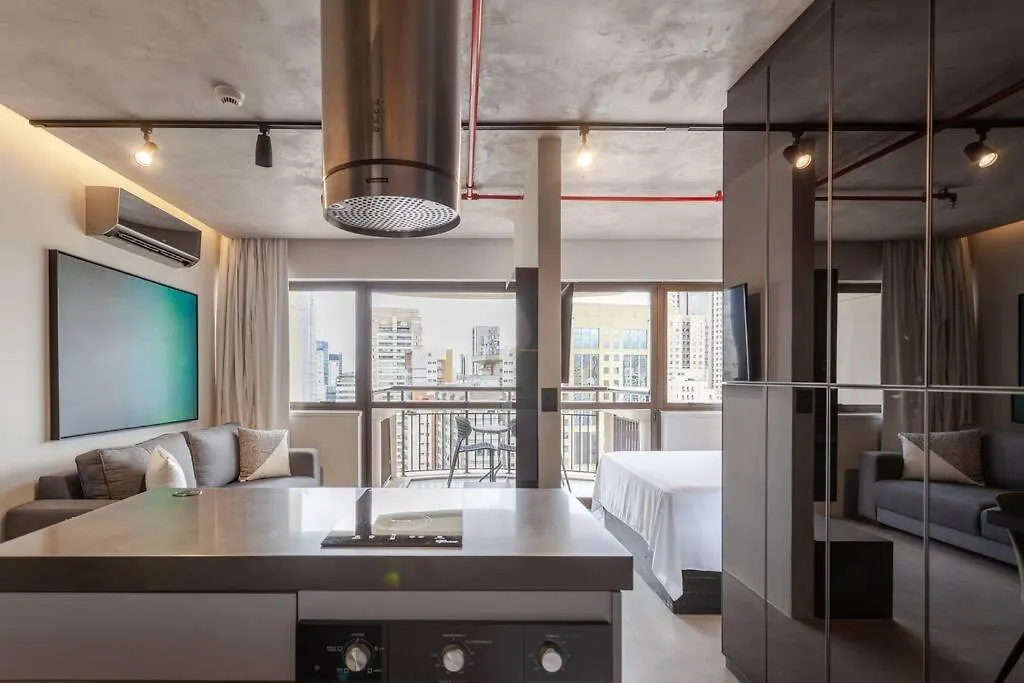 Flat Luxuoso Em Hotel De Luxo No Itaim Bibi Sao Paulo Apartment