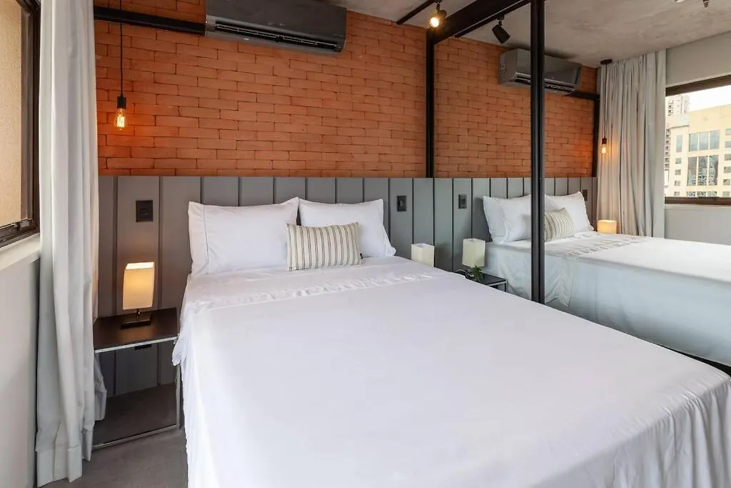 Flat Luxuoso Em Hotel De Luxo No Itaim Bibi Sao Paulo 0*,