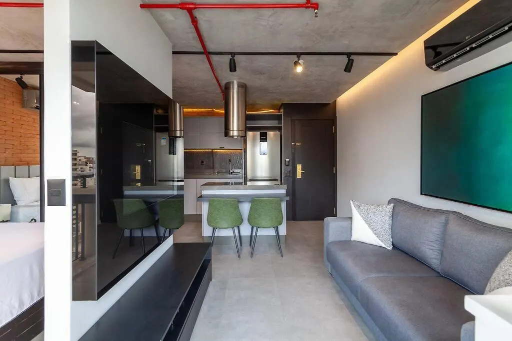 Apartament Flat Luxuoso Em Hotel De Luxo No Itaim Bibi São Paulo Brazylia